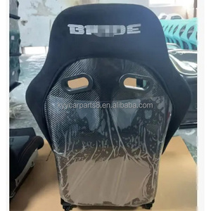 Siège sport universel en fibre de carbone à montage latéral bas en acier inoxydable chromé pour sièges baquet Recaro OMP Bride's Choice - Product Image 5