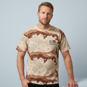 Wholesale Camouflage Print Security T-<b>Shirt</b> for Men Breathable Quick Dry Polyester/Cotton Short Sleeve for tactical training ISO - Product Image 1