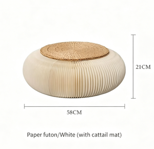 Foldable Paper Stool Honeycomb Structure Ottoman with <b>Cushion</b> - Product Image 6