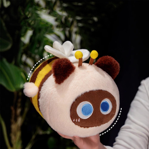 Giocattoli di peluche <span class=keywords><strong>Super</strong></span> morbidi promozionali con ricamo a forma di ape con bambola di gatto - Product Image 3