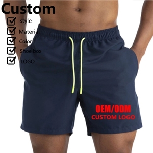 Vente en gros de shorts de gymnastique personnalisés 2 en 1 pour hommes en polyester à séchage rapide de haute qualité, nouveauté personnalisée - Product Image 1