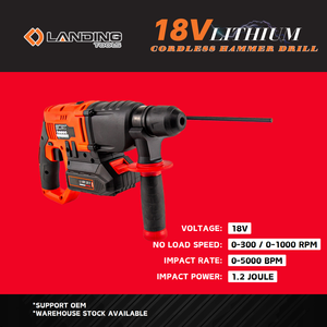 872120 18V không dây SDS búa khoan | công suất cao và sạc nhanh | OEM & đơn đặt hàng số lượng lớn có sẵn - Product Image 2