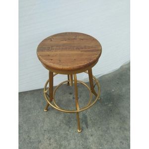 Taburete de Barra Peralta de 24 Pulgadas, Ajustable, Moderno, para Sala de Estar, Dormitorio, Apartamento, con Patas de Madera, Cómodo y Elegante - Product Image 3