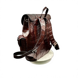 Sac à dos en cuir de qualité supérieure avec bretelles amovibles - Product Image 4