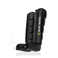 Bottes de pressothérapie KONBEST à compression séquentielle avec contrôle du temps de pression d'air pour les jambes, 4 chambres avec 50-200 mmHg