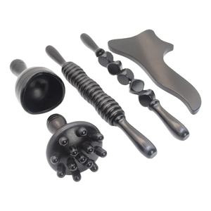 Thérapie Muscle Roller Stick Body Sculpting <span class=keywords><strong>Tools</strong></span> Réduire la Cellulite Noir Bois Thérapie <span class=keywords><strong>Massage</strong></span> Outils Ensemble - Product Image 3