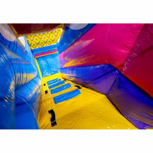 Надувная водная горка «Всё в одном» с бассейном и спортивными играми для коммерческого использования в стиле «Гавайский Фламинго» - Product Image 6