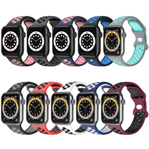 Correas Deportivas de Silicona SHT para Reloj de 22 mm, Personalizables en una Variedad de Colores - Product Image 2