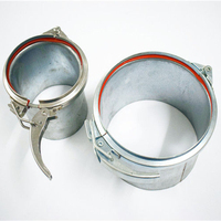Pince pour conduit, à dégagement rapide, 20mm, 150mm, pour collecteur de poussière, canal sous vide, extraction de fumée
