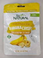Zo Natuurlijk Fd Zoet Fruit Knapperige Gevriesdroogde Bananenchips Knapperige Gevriesdroogde Bananen Met Een Zoete Smaak