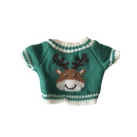Vêtements de Noël pour petits ours en peluche Songshan Toys : Pull en tissu 30 cm, tenue mignonne en tricot, accessoire de poupée DIY – Grande Vente