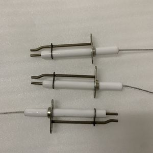 Kunden spezifische Aluminium oxid Keramik Zünd nadel Teile Funken zünder für Gas Bunner - Product Image 1