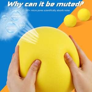 Pelota de Espuma de Alta Densidad Sin Recubrimiento, Ligera y Fácil de Agarrar, Pelotas de Espuma Silenciosas y Seguras para Niños Pequeños - Product Image 6