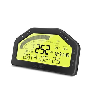 12V Phổ 9in1 Ô Tô Cụ Đo Cụm Đua Dash Speedometer Tachometer Đa Chức Năng Máy Đo - Product Image 2