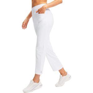 2025 femmes taille haute XL Golf pantalon 5 poches Stretch toile pantalons de survêtement pour voyage athlétique travail maison confortable cheville - Product Image 5