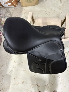 Selle de dressage flexible FHS Miniature Shetland en cuir synthétique PU de qualité supérieure, bleu roi, style anglais, avec arbre en plastique - Product Image 3