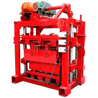 Machine à fabriquer des blocs de ciment creux et emboîtables QTJ4-35B pour travaux de construction