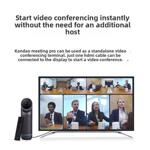 Caméra de visioconférence panoramique haute définition See KanDao 360, Pro pour réunions, projection d'écran sans fil, haut-parleur, microphone - Product Image 4