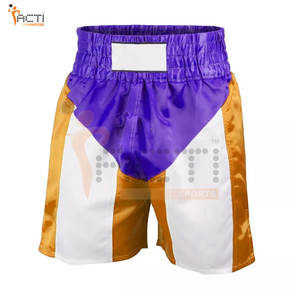 Imprimer nouveau Style Logo personnalisé Super élastique séchage rapide Short de boxe tissu boxe blanc Shorts de combat - Product Image 1