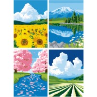 Kits de peinture par numéros DIY personnalisables, ensemble de peinture à l'huile non personnalisé pour adultes, enfants et débutants, livraison directe
