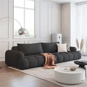 Минималистский чистый белый цвет диван бархатная ткань для гостиной диван набор