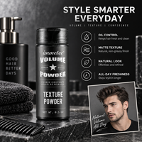 Bedak Tekstur Rambut OEM ODM Pengontrol Minyak untuk Rambut Berminyak, Volume Instan, Hasil Matte, Mudah Diaplikasikan, Botol Shaker
