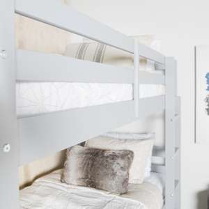 Lit superposé en bois massif de style britannique, écologique, avec taille personnalisable - Product Image 2