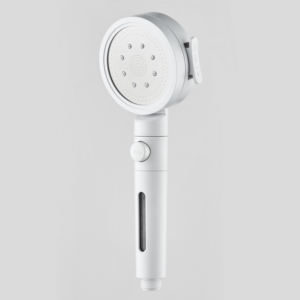 Material ABS multifunción, filtro de PP de presión <span class=keywords><strong>fuerte</strong></span>, ahorro de agua, de mano para cabezal de ducha baño con botón de encendido/apagado - Product Image 5