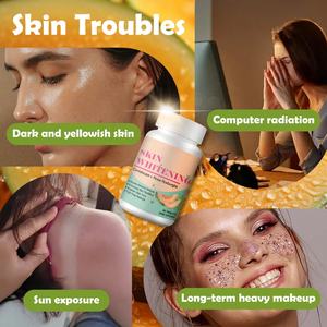 Vitamina C E Extracto de melón Rose Roxburgh Extracto de tabletas Soporte de belleza para el cabello Uñas Salud de la piel para adultos - Product Image 4