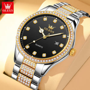   Montre calendrier personnalisée OEM 9905 avec logo pour homme, montre classique étanche en acier inoxydable, montre à quartz pour homme - Product Image 1