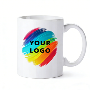 <span class=keywords><strong>Taza</strong></span> Blanca Personalizable con Logotipo, Tazas de Café de Cerámica Promocionales, Regalos, Obsequios, Logotipo Impreso, Fabricante de Tazas de Cerámica Personalizadas - Product Image 1