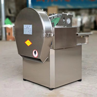 Eléctrica 2-30mm hoja vegetal pimienta apio corte rebanada máquina vegetal cinturón cortador