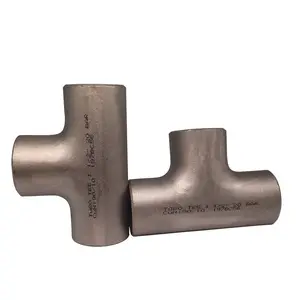 Metalen Hot Verkoop Sanitair Roestvrij Staal Ss304 Food Grade Short Las T 3 Way Pipe Fitting Nieuw T Type Gelijk T-Stuk