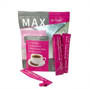 Luxe <span class=keywords><strong>Max</strong></span> Curve Slim Caffè con L-Glutatione e Collagene, Gusto Neutro, Confezione in Bustina, Integratori Alimentari, Grado Alimentare, Brucia Grassi - Product Image 5
