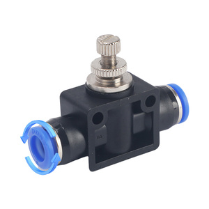 <span class=keywords><strong>SA</strong></span> Pneumatischer Schnellverbinder 4/6/8/10/12mm Einweg-Drosselventil Wasser-/Luftschlauchanschluss - Product Image 4
