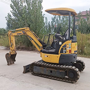 Prix bas pour une mini-excavatrice Komatsu d'occasion de 2,5 tonnes de poids opérationnel, avec moteur, pompe et chenilles en caoutchouc. - Product Image 4