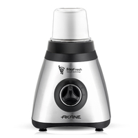 Blender électrique AKANE Licuadora Eléctrica avec une puissance de 450 W, une capacité de 1,5 L, un système à 8 lames, une puissance de 21 000 tr/min pour un mélange en douceur