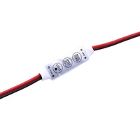 3 touches Mini contrôleur de scintillement couleur unique 5V 12V 24V contrôleur de bande lumineuse LED