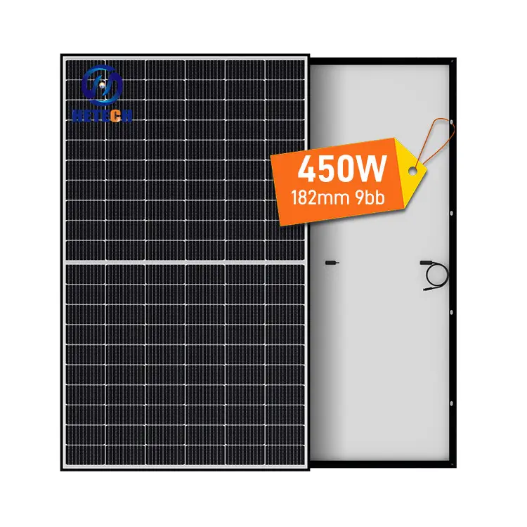 EU Stock Hetech Home Use 450W Solar Panel High Power Photovoltaic Module with Mono Cells Mono Panel Europe Stock