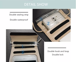 Étui universel pour téléphone portable en cuir, étanche, pour la natation, la plongée sous-marine - Product Image 6