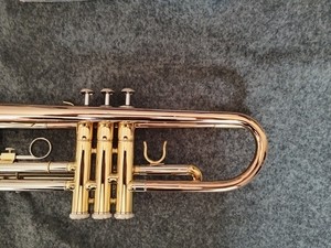 <span class=keywords><strong>Trompeta</strong></span> de Tono Bb de Primera Calidad, <span class=keywords><strong>Campana</strong></span> de Latón, Lacado Dorado, Instrumento <span class=keywords><strong>con</strong></span> Cuerpo de Cobre Fosforado, Vara de Afinación de Cuproníquel - Product Image 6