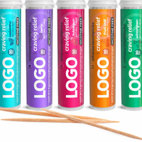 Offre Spéciale aromatisé bois cure-dents longue durée haleine fraîche rafraîchissant cure-dents cure-dents avec saveur arrêter de fumer bâton