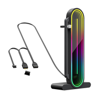 Affichage de la température ARGB support de support de carte graphique support de carte vidéo support GPU pour accessoire de boîtier d'ordinateur de carte mère