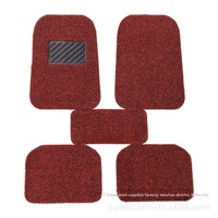 Tapis de sol en PVC à anneaux pour voiture, ensemble de cinq pièces, épaisseur 10 mm, pour l'exportation transfrontalière GM, Shopee, Lazada