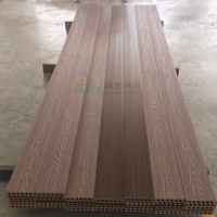 Plancher de terrasse extérieur étanche en WPC co-extrudé 140S23 avec joint latéral – Meilleur prix de gros