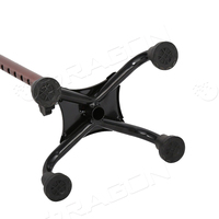 Bâton de marche médical pour personnes âgées télescopique en aluminium à hauteur réglable Quad Cane Béquilles à quatre pattes pour canne antidérapante