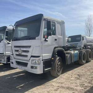 รถบรรทุกจีนมือสองคุณภาพสูง SINOTRUCK Howo 6x4 ดีเซล รถหัวลากสำหรับงานหนัก พวงมาลัยซ้าย สำหรับขนส่งในงานเหมือง - Product Image 2