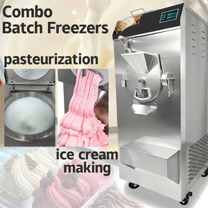 Máquina de Helado Duro Italiana Comercial con Congelador por Lotes y Pasteurizador DCH-38SP - Product Image 3