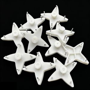 Ganchos para uñas sin costuras, soportes de pared de plástico con forma de estrella para estudio fotográfico, decoración de boda, 4 Uds., color blanco - Product Image 2
