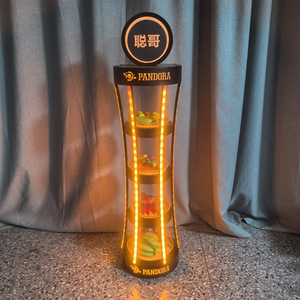 Pandora 4 Layer LED Fruit Platter Tiered Luminous Serving Tray For <b>Bars</b> KTV Parties <b>Snacks</b> - Product Image 2